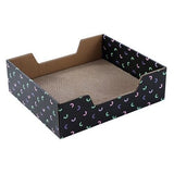 Cat Scratcher Box Catnip Kitten Scratching Cardboard Bed Lounge Scratch Board