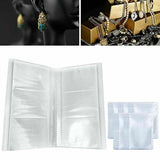 Transparent Jewelry Small Storage Book And Reclosable Zip-lock Bags Plastic Gift