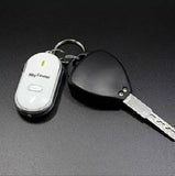 3x Wireless Whistle Key Finder Response w/ Flash LED Anti-Lost Ring