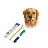 2x Pet Dog Cat Cleaning Toothpaste Toothbrush Back Up Brush Set Vanilla Flavour