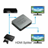 HDMI Splitter 1 in 2 Foxtel 4k 1080p Full HD TV DVD PC Video Duplicator