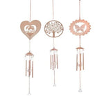 Wind Chimes Rose Gold Bells Hanging Garden Yard Home Decor Outdoor Elephant
