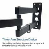 Corner TV Wall Mount Bracket Tilt Swivel 32 37 40 42 50 52 55 Plasma LCD LED