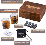 Whiskey Gift Set Glasses Stones Chilling Stones Christmas Birthday Anniversary