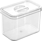 Boxsweden Crystal 4PC Storage Container Set Clear Plastic Organiser Tray Box