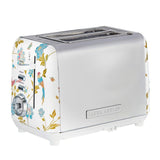 Laura Ashley Toaster 2-Slice Elveden Electric  Bread Kitchen 24cm - White