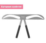 3D Brow Stencil Shaper Tattoo Eyebrow Kit Ruler  Balance Template Tool -European