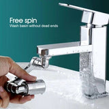 Extension Rotate Robotic Faucet Extender Arm Tap Universal 1080 Swivel Spray TK