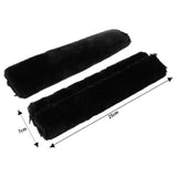 2pcs Car Seat Belt Strap Pad Soft Harness Shoulder Cushion Cover Protector Black