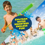 3PK Water Squirter Ocean Friends Gun Pistol Pump Summer Kids Seal & Crab 32cm