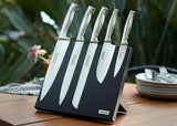 Tramontina Polaris 6pc Magnetic Knife Set Chefs Tools Cutlery Knives Block