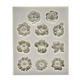 3D Flower Silicone Fondant Mould Cake Border Decor Baking Mold Sugarcraft DIY