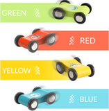 Colourful Top Bright Toy Car Toddler Educational Race Track with 4 Mini Cars