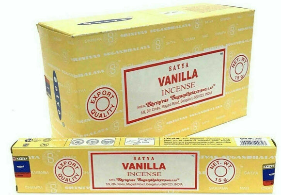 Satya Vanilla 120 Incense Sticks