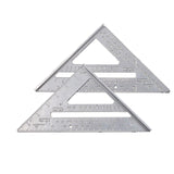 1x Protractor Miter Speed Square 7" Aluminum Triangle Metric Imperial Carpenter