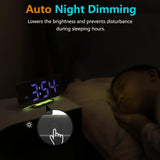 Digital Alarm Clock with 11 Colors & Dynamic RGB Display  Kids  Bedroom Office