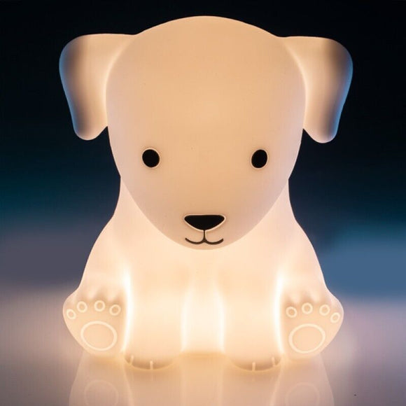 Dog Puppy Touch Sensitive Rechargeable LED Night Light Kids Decoration Table Lamp