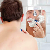 Anti-Fog Fog Free Shower Mirror Fogless Shaving Shave Mirror Bathroom 17X13cm