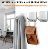 Heavy Duty Adhesive Towel Hooks Stick on Towel Holder Wall Hangers Water
