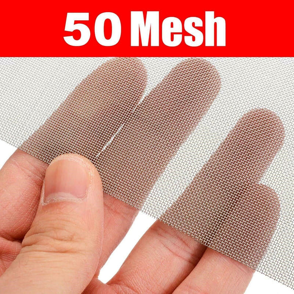 1pc Stainless Steel Woven Wire Filtration Filter Screen Sheet 50 Mesh Count