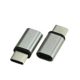 3x Micro USB A Female to USB 3.1 Type C Male Converter USB-C Data Cable Adapter