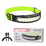 Waterproof COB LED Motion Sensor Head Torch USB Rechargeable Headlamp