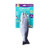 Flippy Fish Interactive Cat Toy Realistic Flopping Wagging Plush Rechargeable