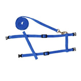 Adjustable Bunny Traction Rope RunningWalkingPet Rabbit Soft Harness Leash Blue