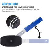 Ratchet Disc Brake Caliper Piston Spreader Separator Pad Press Install Tool