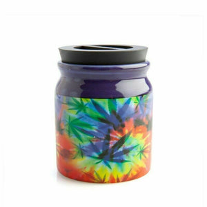 Small Rainbow Weed Stash It! Storage Jar