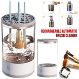 Automatic Brush Cleaner Electric Makeup Brush Cleaning Machine Fast Clean Dryer