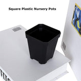 100x Plastic Plant Flower Pots Nursery Seedlings Garden Plant Pot Container