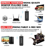 USB 3.0 Wireless 1200Mbps WiFi Network Receiver Adapter 5GHz Dual Band Dongle