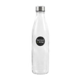 4x Large Glass Water Sports Bottle Juice Milk Beverage 1L Screw Top - 1000ml