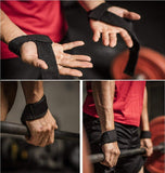 1 pair Weight Lifting Gym Muscle Training Wrist Support Straps Wraps Bodybuilding