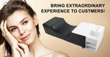 Eyelash Extension Neck Pillow &  Shelf Organizer PU Leather Salon Beauty