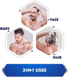 NIVEA MEN Active Clean 3-IN-1 Shower Gel Body Wash 500ml Body Active Charcoal