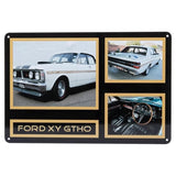 4x Brands and Cars Mancave Plate Sign 20cmx30cm Car Brand Decor Design Assorted