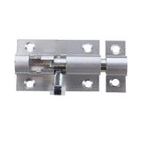 2PK Lock Barrel Bolt Stainless Steel Includes Screws Door Window Secure 50mm