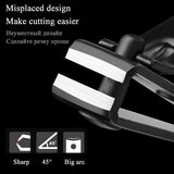 3Pcs Manicure Nail Cutter Stainless Steel Nail Clipper Toenail Trimm Black Set