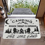 Camping Printed RV Mat Camper Doormat Love Camp Caravan Kitchen Room 50x78cm
