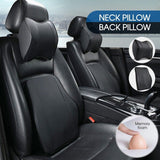Car Seat Memory Foam Lumbar Back Pillow Support Back Cushion Neck Pillow Cushion