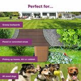 1PK Pooper Scooper Pan & Scoop Stainless Steel Rust Proof Pet Basic 90cm