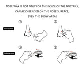 20x Nose Ear Hair Removal Wax Kit Sticks Easy Mens Nasal Waxing Remover Strips