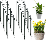 8x Stakes Plant Support Stand Frame Garden Climbing Trellis Flowers Stand Cage