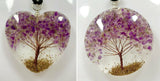 Amethyst Tree of Life Orgonite Orgone Crystal Pendant Energy Healing Protection