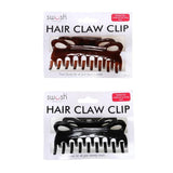 2x Large Hair Clamp Claw Clips Women Lady Casual Big Crab Hair Accessories