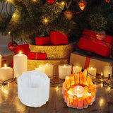 Clear Resin Candle Holder Molds Silicone Candlestick Mould Epoxy Casting Mold