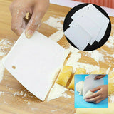 3 Pcs Dough Cutter Scraper Pastry Divider