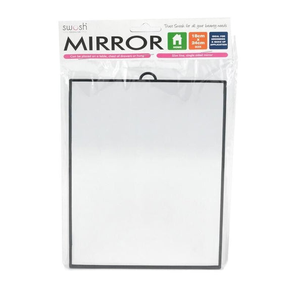 2pcs Mirror With Stand Wall Mountable Bathroom Make Up Facial - 18x24cm